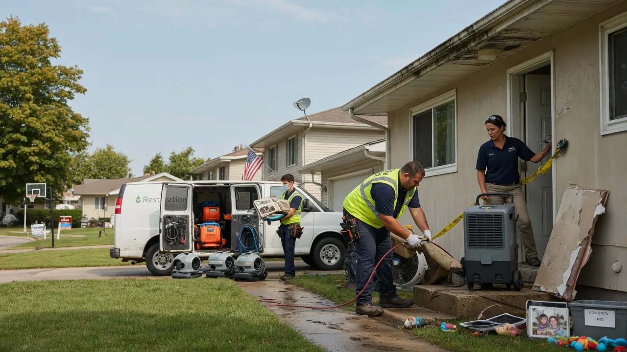 Water Damage Restoration in Carman, IL near me